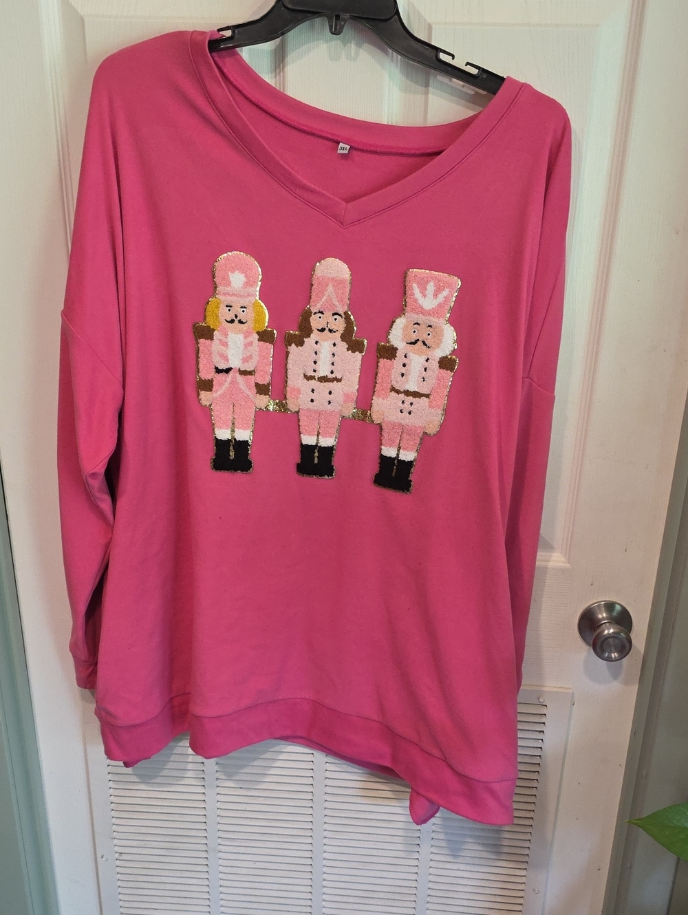 Pink Nutcracker Sequin Sweatshirt